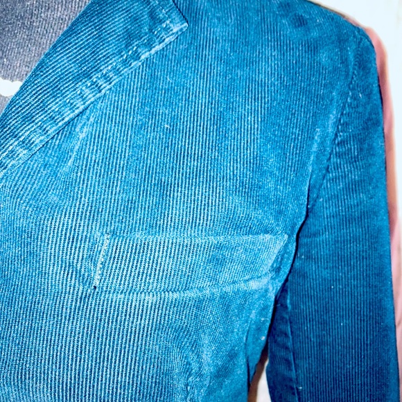 J.Crew Navy Corduroy Fitted Blazer - Picture 5 of 7